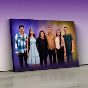 Family Digital Oil Painting