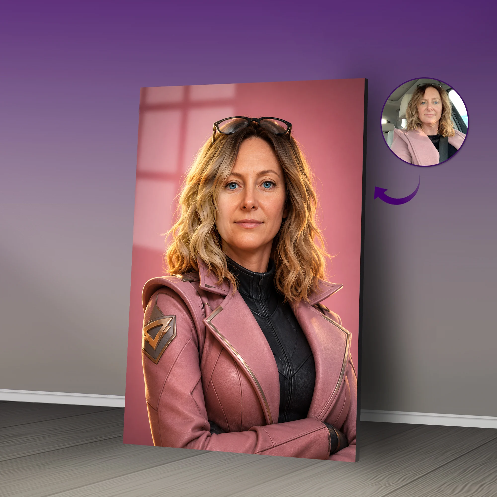 3D Gaming style Ai Portrait art