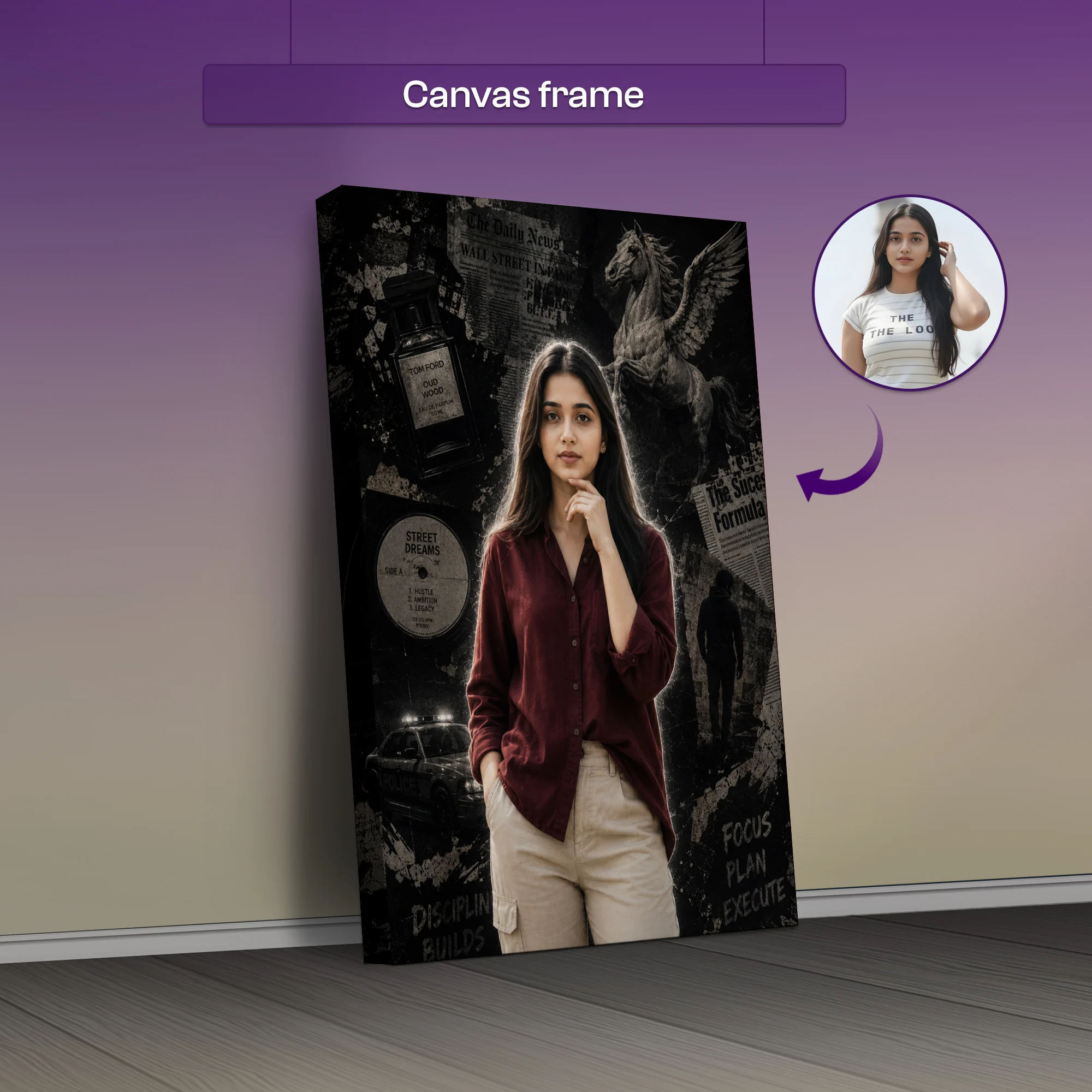 Poster style Ai portrait art - Image 4