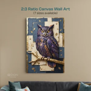 Majestic Owl Canvas Wall Art