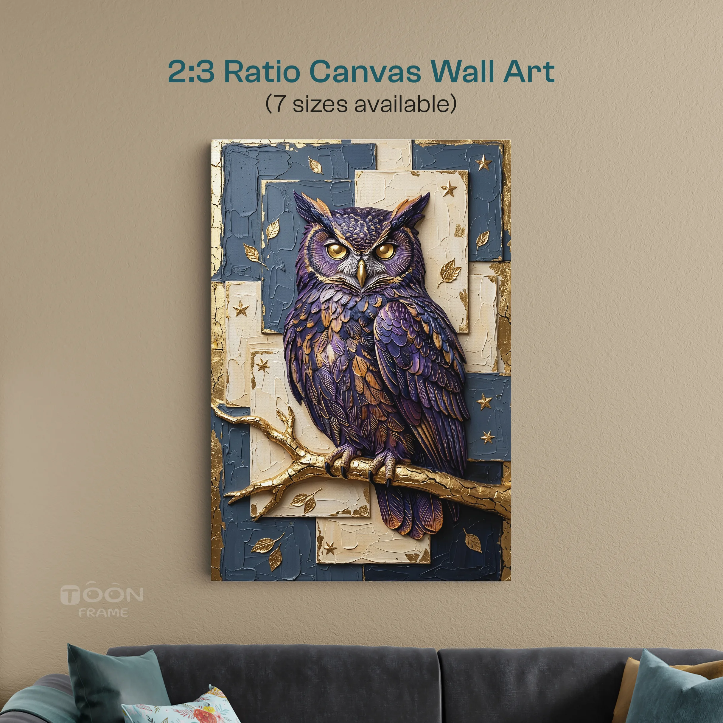 Majestic Owl Canvas Wall Art